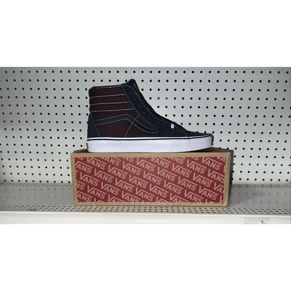 VANS Sk8-Hi 2-Tone Navy Blue Port Royale Mens Athletic Skate Shoes Size 7.5 VANS Sk8-Hi 2-Tone Navy Blue Port Royale Mens Athletic Skate  main image 3